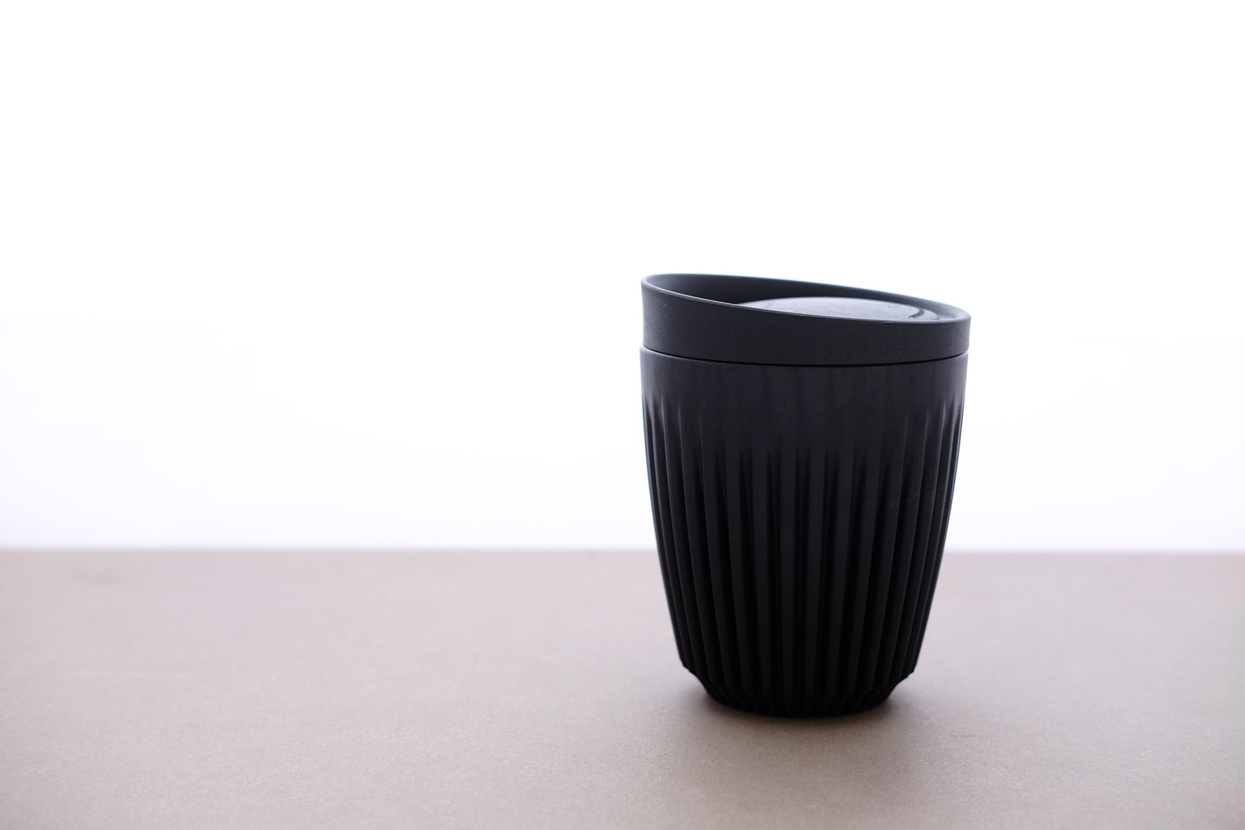 HUSKEE Cup and Lid - Charcoal - Made By Ethereal